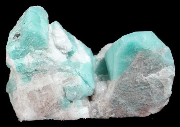 Amazonite Crystal with Bladed Cleavelandite - Colorado #61383